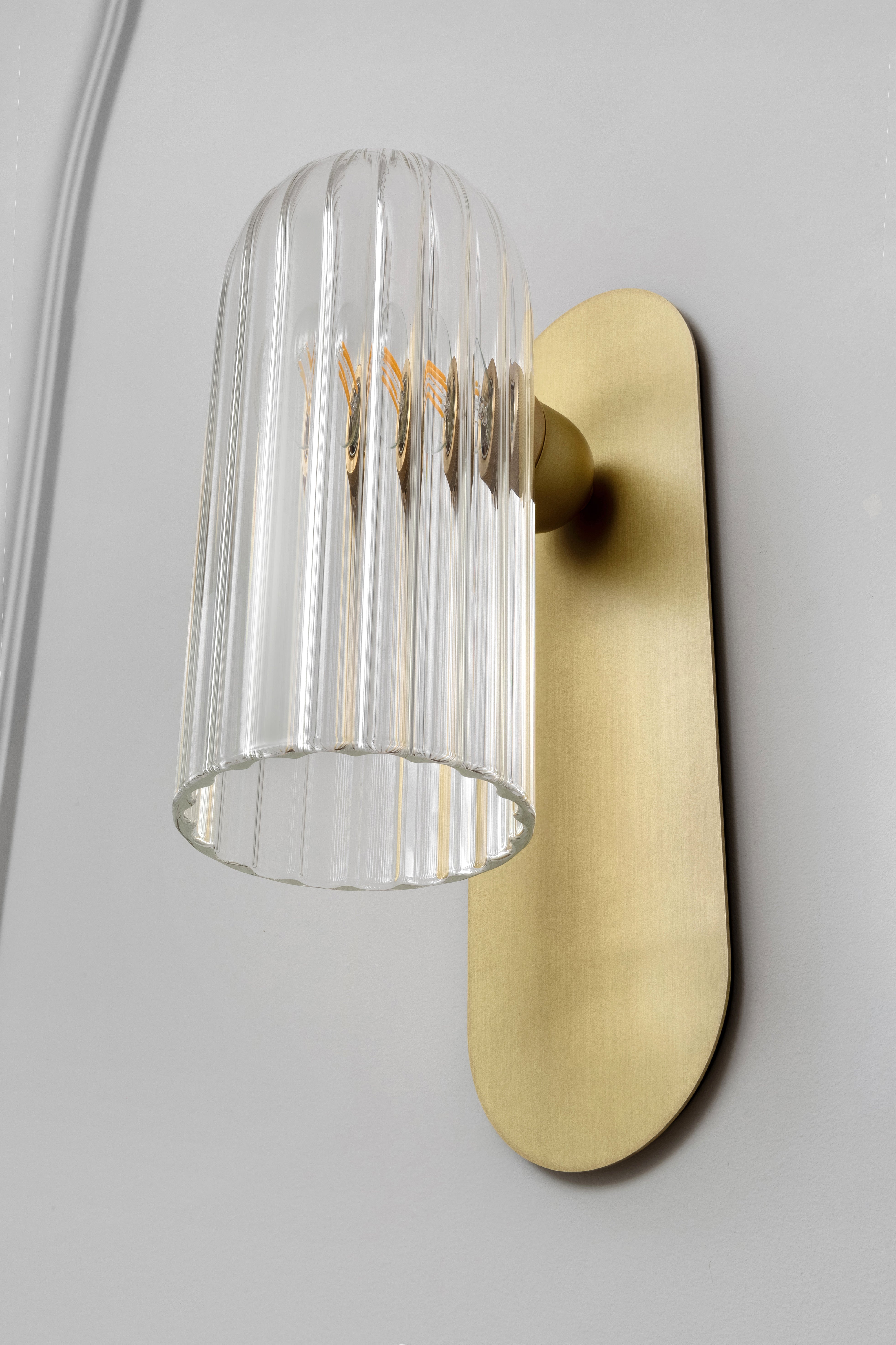 Schwung Odyssey Paris Burnished Brass Wall Light